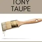 SW Tony Taupe taupe paint color - pinterest graphic