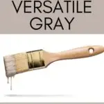 SW Versatile Gray taupe paint color - pinterest graphic