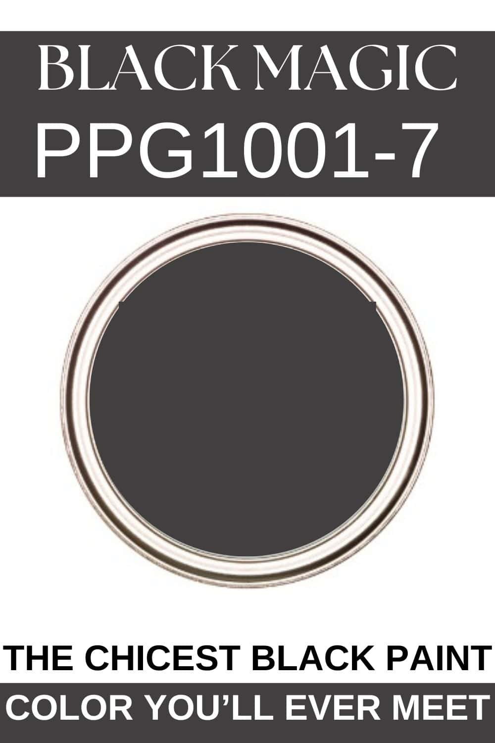 Ppg1001 Black Magic PPG1001-7 Review - West Magnolia Charm