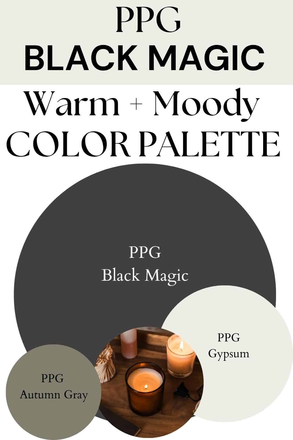 Ppc Colour Magic Black Magic PPG1001-7 Review - West Magnolia Charm