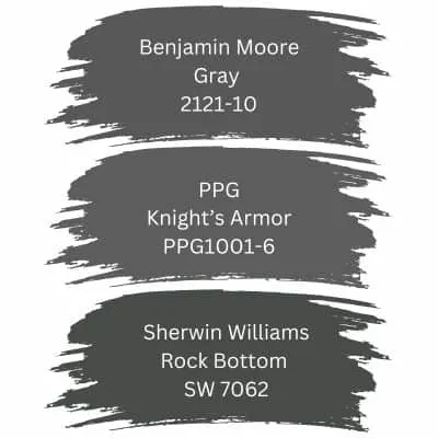 PPG KNights armor similar colors digital swatches