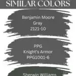 PPG Knight's Armor Similar Colors - Pinterest Graphic