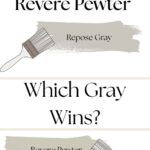 Repose Gray vs Revere Pewter Which Gray Wins” - pinterest graphic