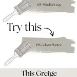 This greige Paint Color may Surprise You - pinterest graphic