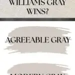 Which Sherwin Williams Gray Wins -Agreeable Gray vs Modern Gray - Pinterest Graphic