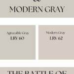 Agreeable Gray vs Modern Gray- the Battle of the Grays Pinterest Graphic