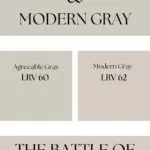 Agreeable Gray vs Modern Gray- the Battle of the Grays Pinterest Graphic