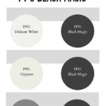 trim colors for PPG Black Magic - Pinterest Graphic