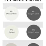 trim colors for PPG KNight's Armor - Pinterest Graphic