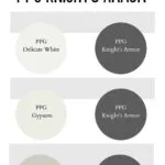 trim colors for PPG KNight's Armor - Pinterest Graphic