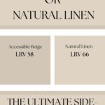 Accessible Beige vs Natural Linen- The Ultimate Side-by-Side Comparison Pinterest Graphic