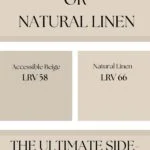 Accessible Beige vs Natural Linen- The Ultimate Side-by-Side Comparison Pinterest Graphic