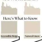 Choosing Between Accessible Beige and Natural Linen Here’s What to Know - pinterest graphic