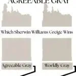 Worldly Gray vs Agreeable Gray Which Sherwin Williams Greige Wins” - pinterest graphic