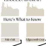 Choosing Between Pale Oak or Edgecomb Gray Here’s What to Know - pinterest graphic