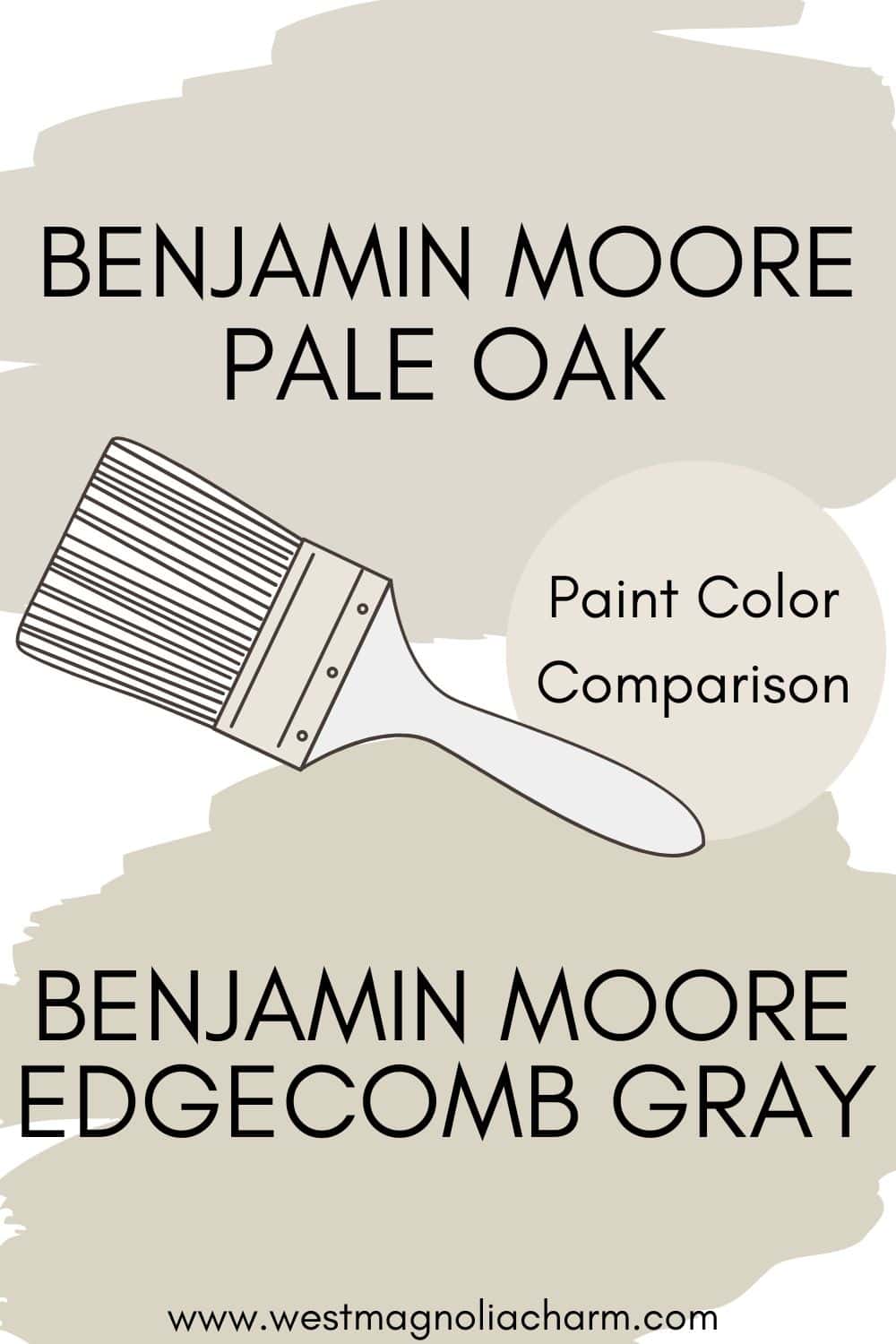 Benjamin Moore Pale Oak Vs Edgecomb Gray