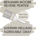 Agreeable Gray or Revere Pewter A Real-Life Paint Comparison Pinterest graphic