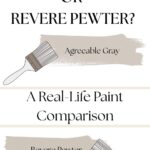 Agreeable Gray or Revere Pewter A Real-Life Paint Comparison- pinterest graphic