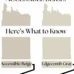 Choosing Between Edgecomb Gray and Accessible Beige Here&rsquo;s What to Know - pinterest graphic