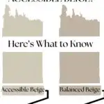 Choosing Between balanced beige and Accessible Beige Here’s What to Know - pinterest graphic