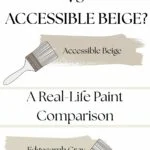 Edgecomb Gray and Accessible Beige A Real-Life Paint Comparison- pinterest graphic