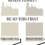 Choosing Between Edgecomb Gray and Revere Pewter Here&rsquo;s What to Know - pinterest graphic