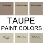 Gorgeous Benjamin Moore Taupe Paint Colors - Pinterest Graphic