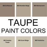 Gorgeous Benjamin Moore Taupe Paint Colors - Pinterest Graphic
