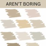 Neutral Paint Colors that aren\'t boring - Pinterest Graphic