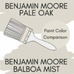 Balboa mist vs Pale oak A Real-Life Paint Comparison graphic