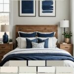 paint colors that work with navy blue- graphic