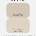 Which Warm Neutral Accessible Beige vs Natural Linen - Pinterest Graphic