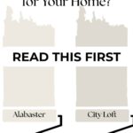 City Loft vs Alabaster Which Paint Is Better for Your Home - pinterest graphic