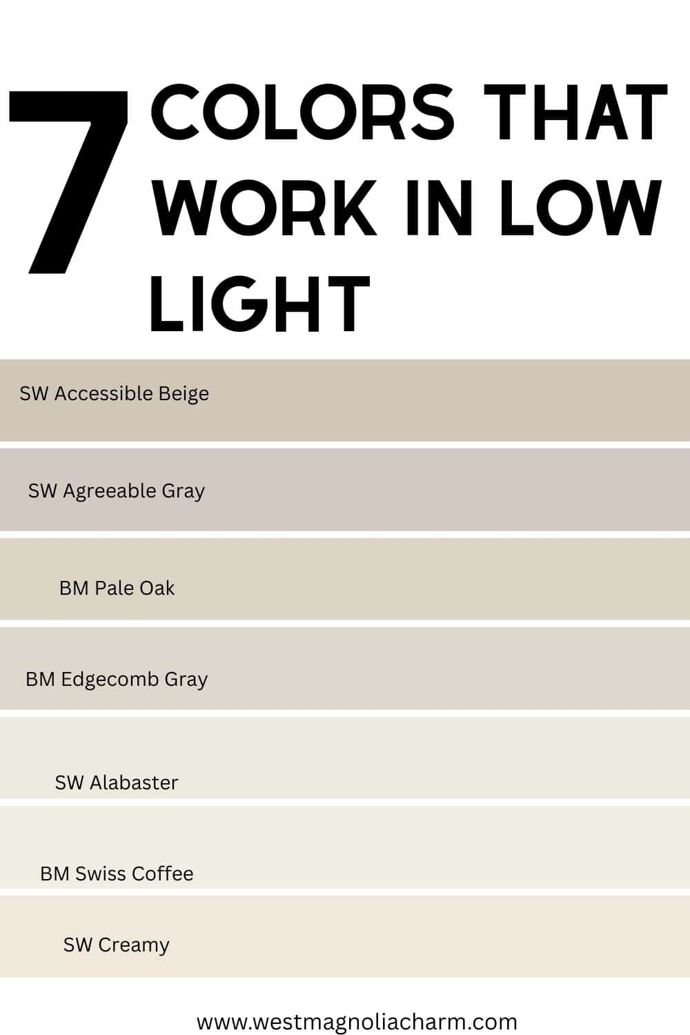 Best Paint Colors for Dark Rooms (That Actually Work in Low Light ...
