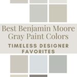 Best Benjamin Moore Gray Paint Colors - Pinterest Graphic