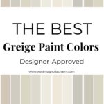 Designer-Approved Greige Paint Colors for 2026 -Pinterest Graphic