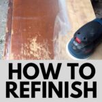How to refinish a hope chest - Pinterest Graphic