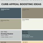 THe Best Exterior paint colors - Curb Appeal Boosting Ideas- Pinterest Graphic