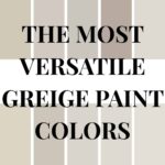 The Most Versatile Greige Paint Colors Pinterest graphic