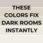 These colors FIX dark rooms instantly - Pinterest Graphic