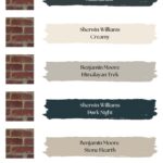 paint colors that go with brick- Pinterest Graphic