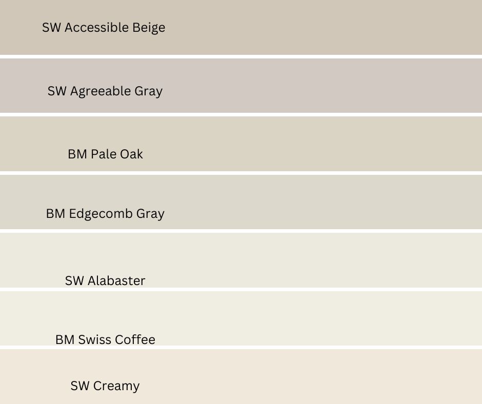 sherwin williams & benjamin moore paint colors digital swatches