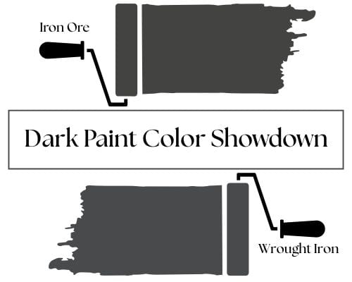 Dark Paint Color Showdown Graphic