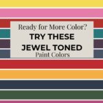 Jewel Tone Paint COlors - Pinterest Graphic
