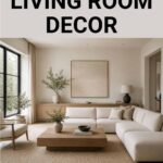 Minimalist Living Room Decor - Pinterest Graphic