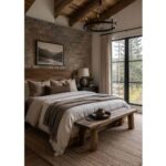 Modern Rustic Bedroom Ideas- Pinterest Graphic