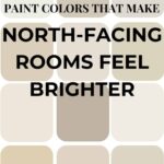 Paint Colors That Make North-Facing Rooms feel brighter- Pinterest graphic