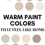 Warm Paint colors that feel like home- pinterest graphic