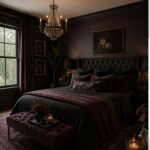 34 Dark Feminine Bedroom Sanctuary Ideas for a Luxurious Retreat- Pinterest Graphic