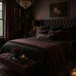 34 Dark Feminine Bedroom Sanctuary Ideas for a Luxurious Retreat- Pinterest Graphic